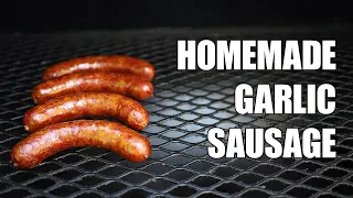 How to Make a Homemade Garlic Sausage | Swine & Bovine Barbecue