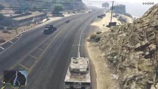 Grand Theft Auto v como robar el tanque  de guerra