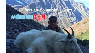 First Ever Mountain Goat - 200 Yard Shot - British Columbia Hunt by Horseback Part 2