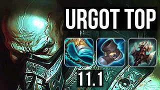 URGOT vs MALPHITE (TOP) | Rank 3 Urgot, 6/1/7, 400+ games | NA Master | v11.1