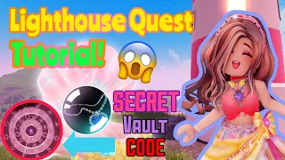 MYSTERY VAULT UNLOCKED😱 LIGHT TOWER QUEST EASY WALKTHROUGH TUTORIAL!~Royale High Summer 2021 Update