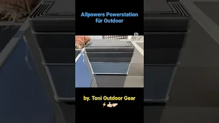 Allpowers Powerstation für Outdoor #vanlife #powerstation #camping #balkonkraftwerk #outdoors