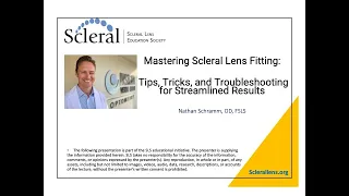 Mastering Scleral Lens Fitting: Tips, Tricks, and Troubleshooting for Streamlined Results