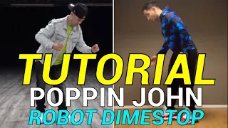 THE ROBOT DIMESTOPS | Poppin John PRACTICE DANCE TUTORIAL | #FreestyleElyasTutorials