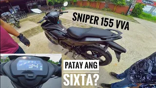 BAKIT GANITO? ANG SARAP!! SNIPER 155 VVA TOP SPEED/REVIEW