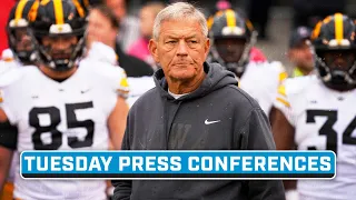 Ryan Day, James Franklin,  Kirk Ferentz and Michael Locksley | Week 10 Coaches Press Conferences