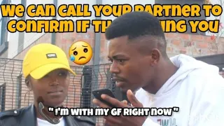 Calling your partner to confirm if they dating you [ loyalty test ]
