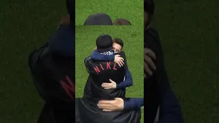 Ronaldinho meets Messi again 🐐🐐