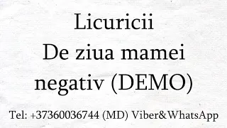 Licuricii - De ziua mamei negativ DEMO