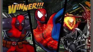 ULTIMATE MARVEL VS. CAPCOM 3 Ghost Rider,Deadpool Spiderman Gameplay Request