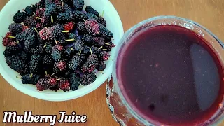 Mulberry Juice | Mulberry Recipes | Mulberry Juice Recipe | How to make Mulberry Juice | Shahtoot