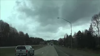 Driving around Washington on the I 90 Near Yakima River and  Keechelus lake April 14, 2018