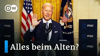 Hohe Erwartungen an Joe Biden bei Münchner Sicherheitskonferenz | DW Nachrichten