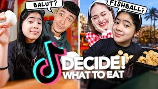 TIKTOKERS Decide What I EAT For 24 HOURS!! (LUH Grabe!)