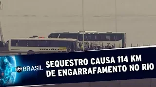 Sequestro causa 114 KM de engarrafamento no Rio de Janeiro | SBT Brasil (20/08/19)