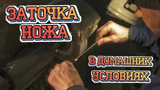 Как заточить нож в домашних условиях / ООО ПП Кизляр