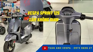 Vespa Sprint 125 2023 Màu Xám Không Gian