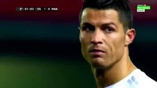 Cristiano Ronaldo vs Villarreal (Away) 15-16 HD 720 By Cris7A