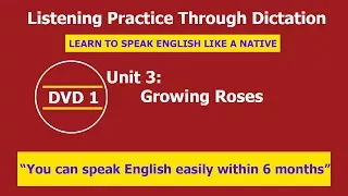 Listening practice through dictation 1 Unit 3 - listening English - LPTD - hoc tieng anh