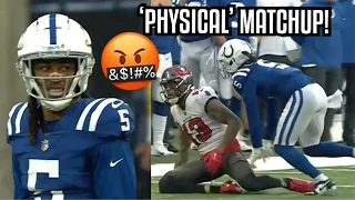 Stephon Gilmore Colts ‘DEBUT’ Vs Mike Evans 🤬 PHYSICAL! (WR vs CB) Buccaneers Vs Colts highlights