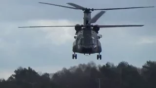 Awesome low pass RNLAF Boeing CH-47F Chinook