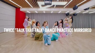 TWICE "TALK THAT TALK" DANCE PRACTICE MIRRORED (Moving Ver.) (4K)