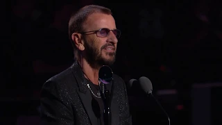 Ringo Starr Acceptance Speech at the 2015 Rock & Roll Hall of Fame Induction Ceremony
