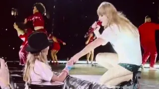 Taylor Swift PULLING a fan to stage at The Eras Tour - Commentary