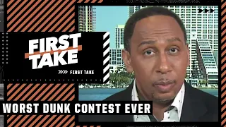 That was THE WORST dunk contest in the HISTORY of basketball - Stephen A. Smith 😂🍿 | First Take