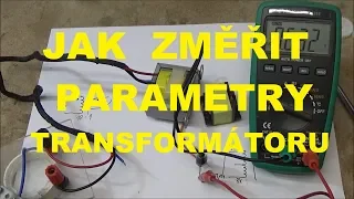 Transformátor - základní poznatky a měření