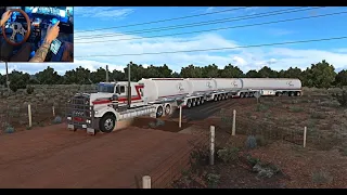 Australian outback map, diesel delivery in the kenworth C500-501 - ATS / 4K PNG Logitech G923