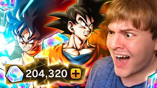 (Dragon Ball Legends) I FARMED 200K CC TO SUMMON FOR SAIYAN SAGA GOKU AND YAMCHA!