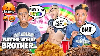 Having My GayBOYFRIEND  Flirt With My Straight Brother 😈 *HE SNAPPED | #funny foryou #fyp #tiktok