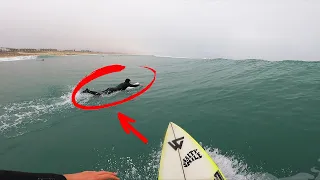 SURFER AVEC BEAUCOUP TROP DE MONDE A L'EAU 🥶 | RAW POV + PLAGE Surf Killian M