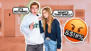 COMING HOME SMELLING LIKE ANOTHER GIRLS PERFUME **Prank On My Crush**🤬| Sawyer Sharbino