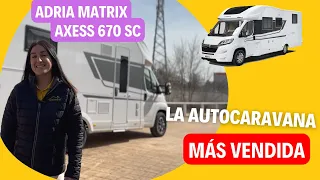 Una de las AUTOCARAVANAS más vendidas del mundo 🌎 Adria Matrix Axess 670 SC #housetour