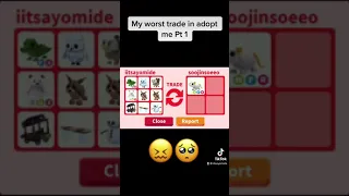 My worst trade in adopt me|Roblox adopt me 2021