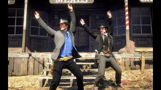 Dutch:have a warm-up dance first? #rdr2