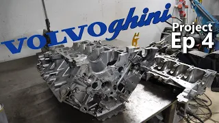 Welding of broken Lamborghini engine block. Volvoghini Project!