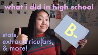 my ~realistic~ high school stats | how i got into college without perfect grades!