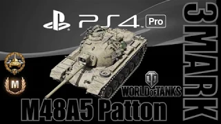 World of Tanks - PS4 Pro - M48A5 Patton - Ace Tanker - Full HD 1080p - PS4 Pro / Wot Console