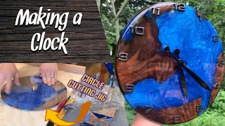 Making an Epoxy and Wood Clock