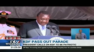 President Uhuru presides over KDF pass out parade in Eldoret