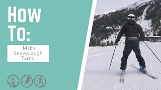 Beginner Ski Lessons- How to Make Snowplough Turns