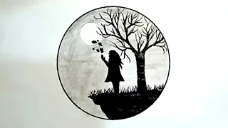 How to draw a girl with Moonlight.
