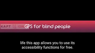 A GPS for blind people