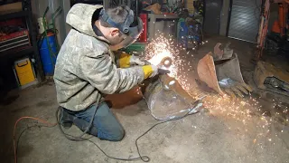 Installing a quick change coupler on an excavator