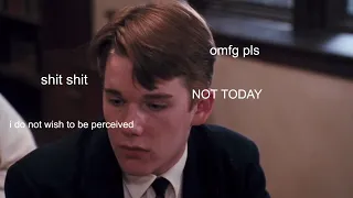 dead poets society but it’s just todd anderson being anxious