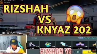 KNYAZ 202 🇺🇿 VS RIZSHAH 🇵🇰 | QAYSI BIRI KUCHLI | RIZSHAH KNYAZGA NMA TASHADI 🤔 | BLACK PUBGM