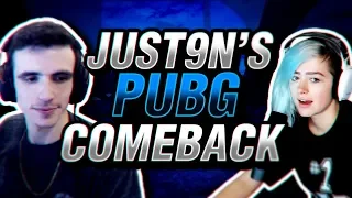 Just9n Returning to PUBG | Pubg Highlights